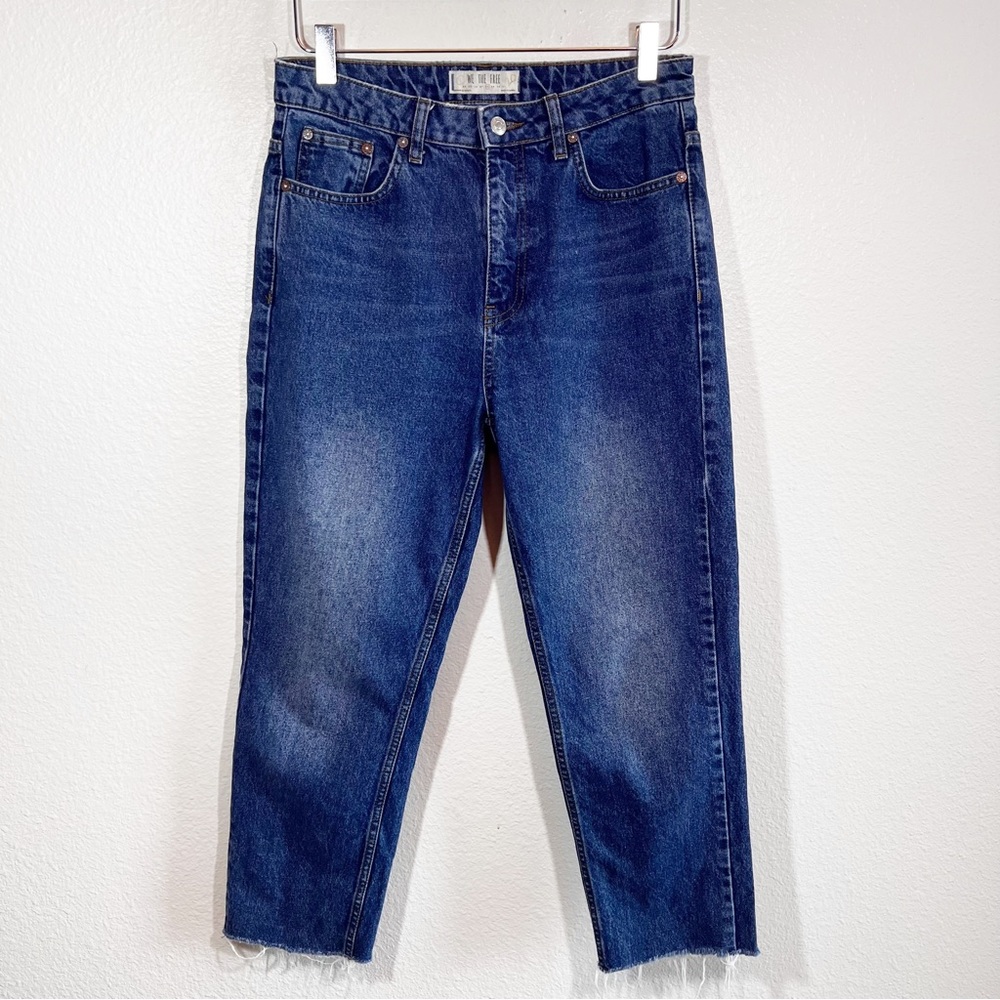 We the Free high rise frayed hem jeans